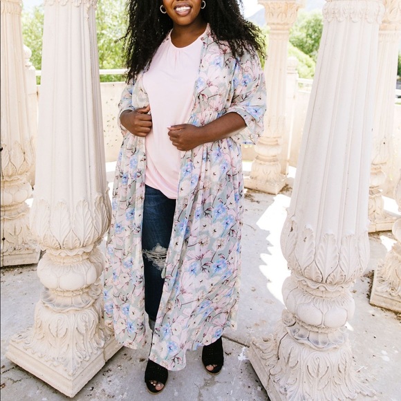 Dandelion Daydreams Long Kimono - Picture 5 of 8